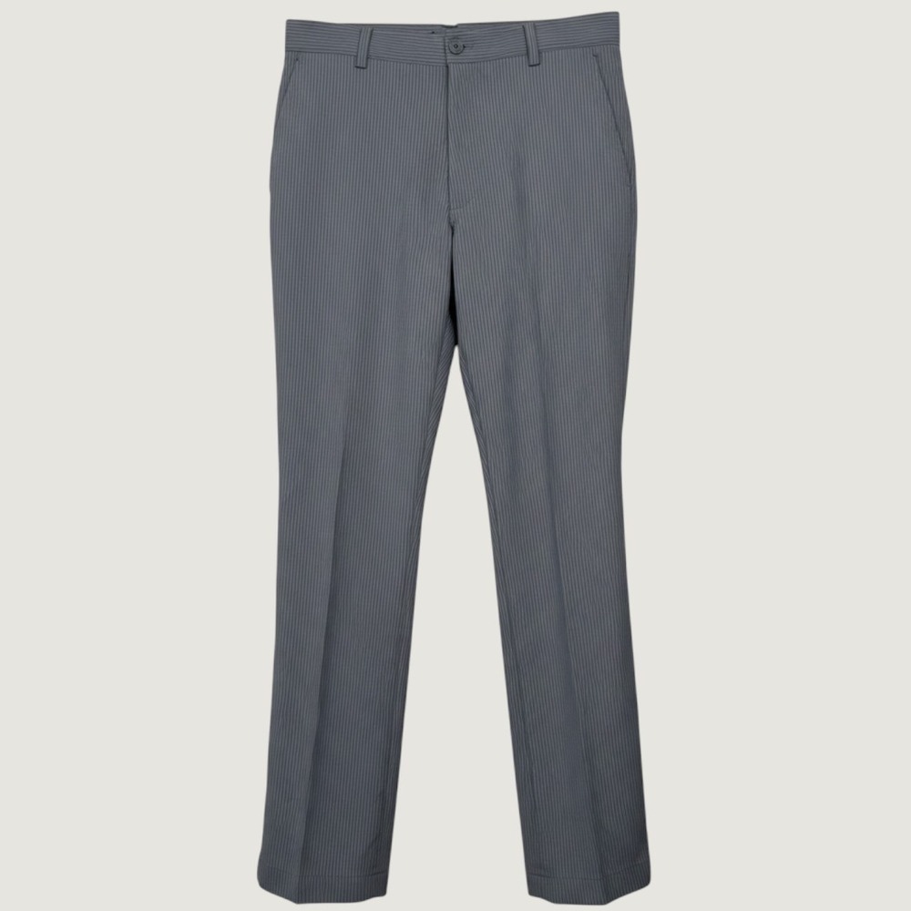 Nike Golf Mens Dri-FIT Pinstripe Pants Grey Straight Leg 36x32 335936-065
